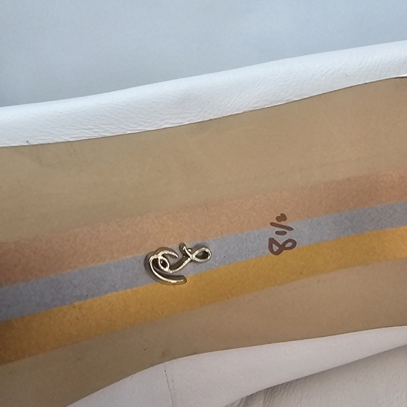 Sam Edelman Hazel Pointed Toe Pump Ivory Size 8.5 - Picture 10 of 13